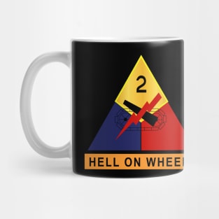 2nd Armored - Hell on Wheels wo Txt Mug